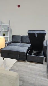 CLAUDINE Floor Model Storage Sofa Bed