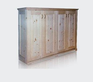 Alpin Wood Horizontal Murphy Wall Bed | Small Space Plus